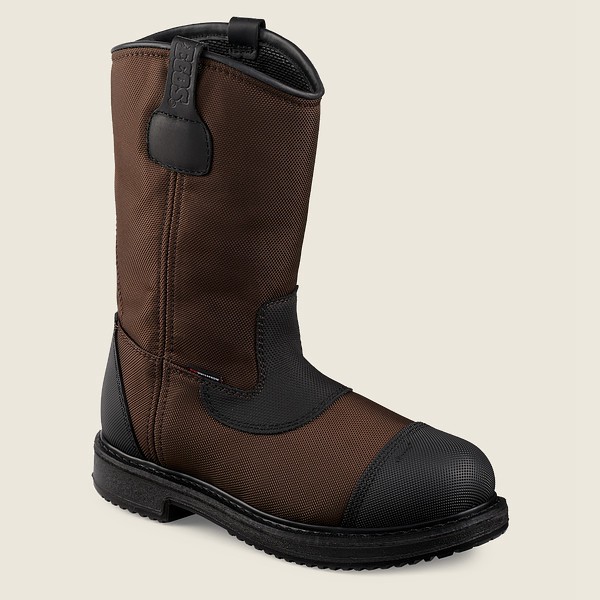 Safety Støvler Herre - Red Wing Maxbond - 12-Inch Waterproof Toe Pull-On - Mørkebrune - URIQMK-908